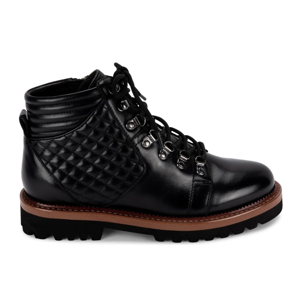 NWT Blondo Helen Waterproof Hiker Boot in Black - Picture 3 of 12